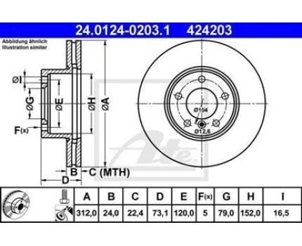 BMW E81 E82 E84 E87 E88 E90 E91 E92 E93 F20 F21 F22 F23 F30 F31 F32 F33 F34 F36  Ön Fren Diski Takım 24012402031