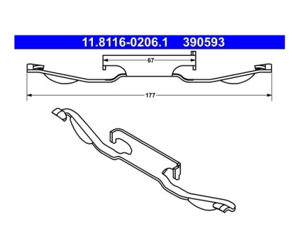 BMW E46 E85 E87 E90 Ön Fren Balata Tutucusu 11811602061