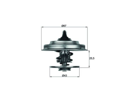 Mercedes Benz M102 M103 M104 M110 M114 M115 M123 Termostat 87 Derece TX1887D