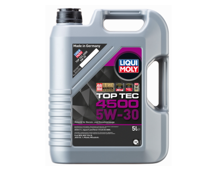 Liqui Moly 5w30 TOPTEC 4500 Tam Sentetik Motor Yağı 5 lt 2318