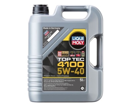 Liqui Moly 5w40 TOPTEC 4100 Tam Sentetik Motor Yağı 5lt 9511