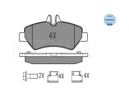 Mercedes Benz B906 Arka Fren Balatası 0252919019