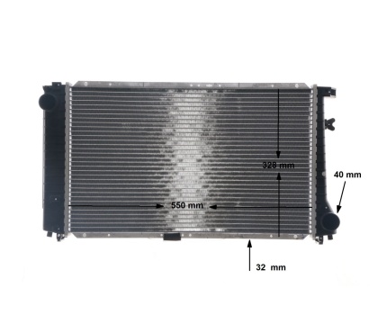 BMW E32 E34 M30 Manuel Vites Klimalı Tip Su Radyatörü 55cm CR238000S