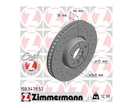 BMW F01 F02 F06 F07 F10 F11 F12 F13 Ön Fren Diski Spor Tip Delikli Sağ 150347952