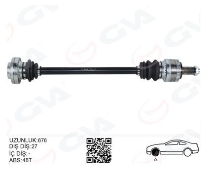 BMW E46 Arka Aks Mili Sağ 4499183