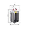 Mercedes Benz M640 M642 M651 Mazot Filtresi F026402065