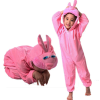 Çocuk Tavşan Kostümü Pembe Renk 4-5 Yaş 100 cm