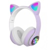 STN28 Kablosuz Kedi Kulaklık - Lila