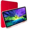 iPad Pro 12.9 (2021) Kılıf Kalemlikli Mars Tablet Kılıfı - Kırmızı