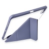 iPad Pro 12.9 (2020) Kılıf Kalemlikli Hugo Tablet Kılıfı - Lila