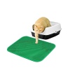 Elekli Kedi Tuvalet Önü Paspası - Yeşil