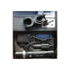 Km-110 Profesyonel Şarjlı El Feneri Ledli+flashlight+zoom Özellikli 6 Parça Full Set