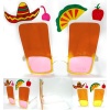Sombrero Hawaii Fiesta Meyve Figürlü Yaza Merhaba Gözlük