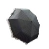 TK-3665 Katlanır Otomatik Şemsiye 8 Telli Desenli Fırfırlı
