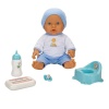 1030141 Sesli Bebelou Tuvalet Zamanı Bebek Seti 32 cm -Sunman
