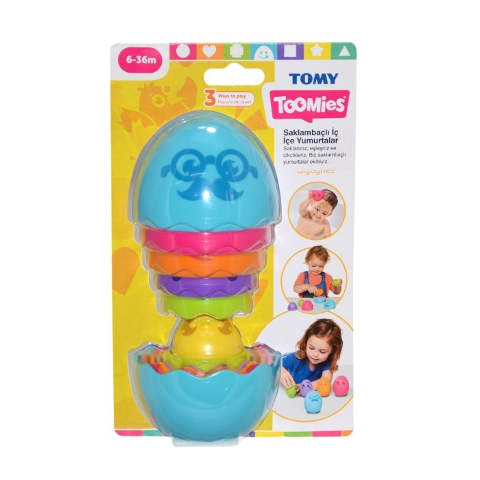 73080 Tomy, İç İçe Yumurtalar, 6-36 ay