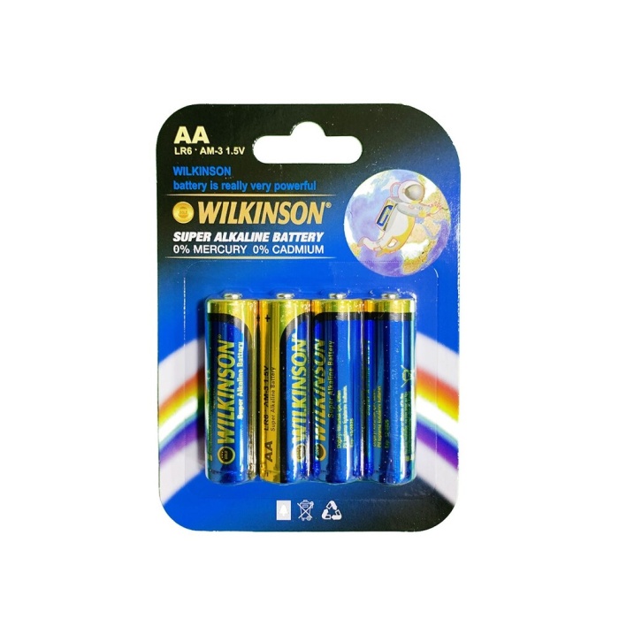 WILKINSON AA LR6 AM-3 4lü 1.5 V Süper Alkalin Kalem Pil
