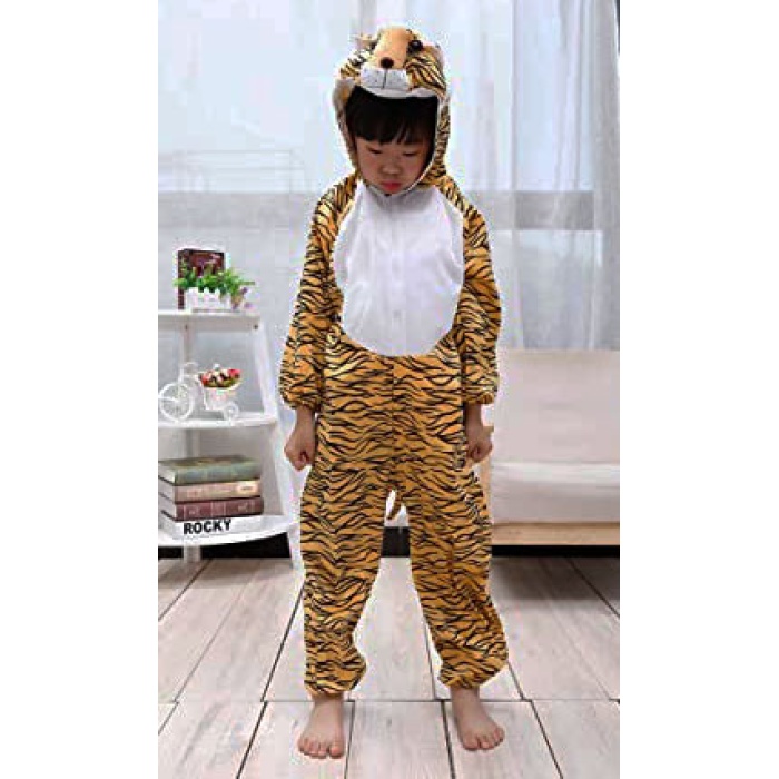 Çocuk Kaplan Kostumu - Aslan Kostümü 6-7 Yaş 120 cm