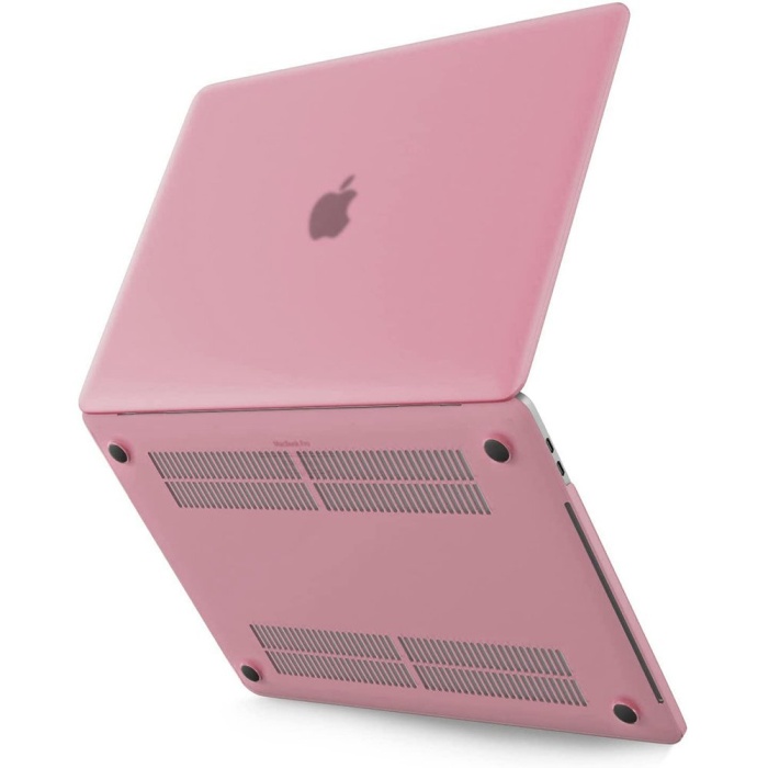 Macbook Pro 13 2020 Macbook Buzlu Kapak - Pembe