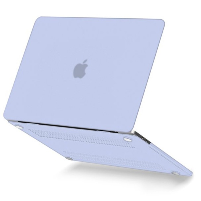 Macbook Pro 13 2021 Macbook Buzlu Kapak - Lila