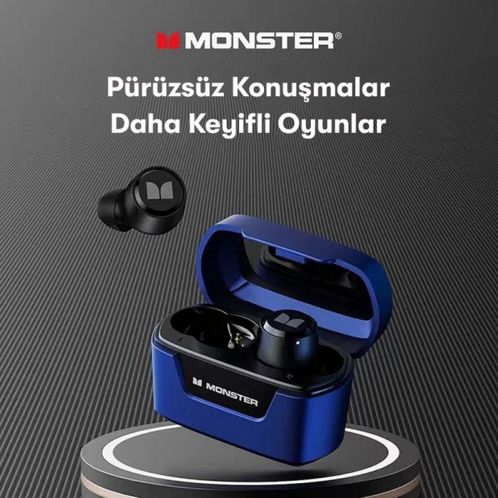 Monster XKT05 Bluetooth Kulaklık - Mavi