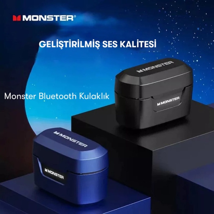 Monster XKT05 Bluetooth Kulaklık - Mavi