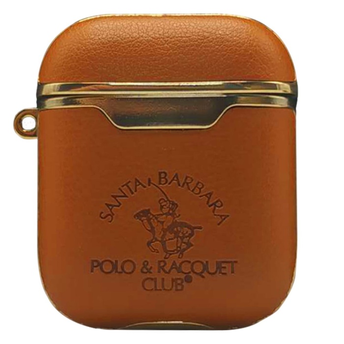 Santa Barbara Polo Racquet Club Airpods (1.nesil) Amaury Kılıf - Kahverengi