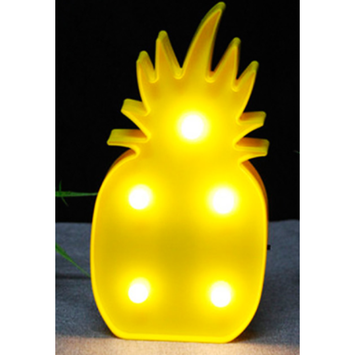 Led Işıklı Ananas Gece Lambası