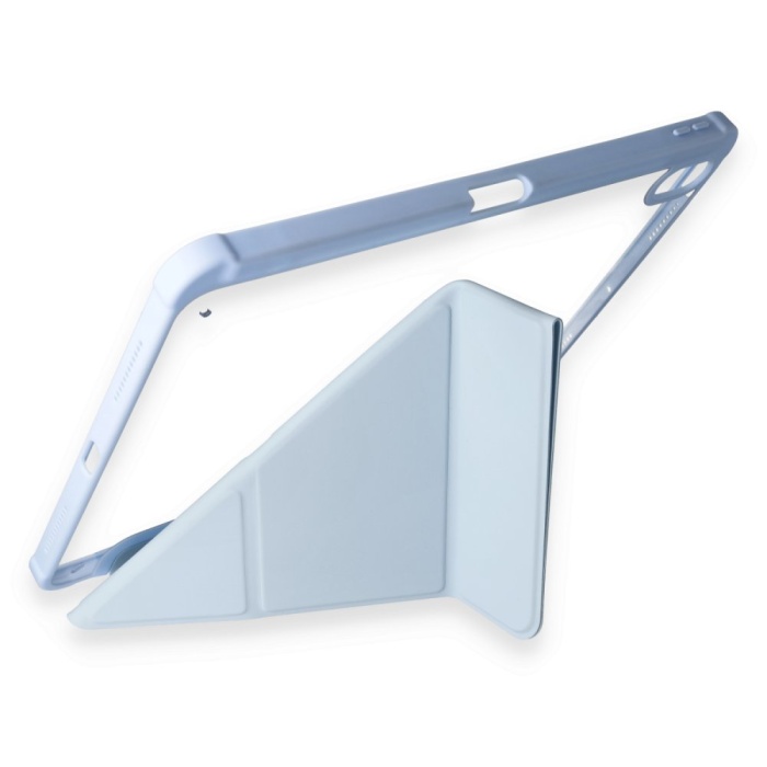 iPad Air 4 10.9 Kılıf Kalemlikli Hugo Tablet Kılıfı - Mavi