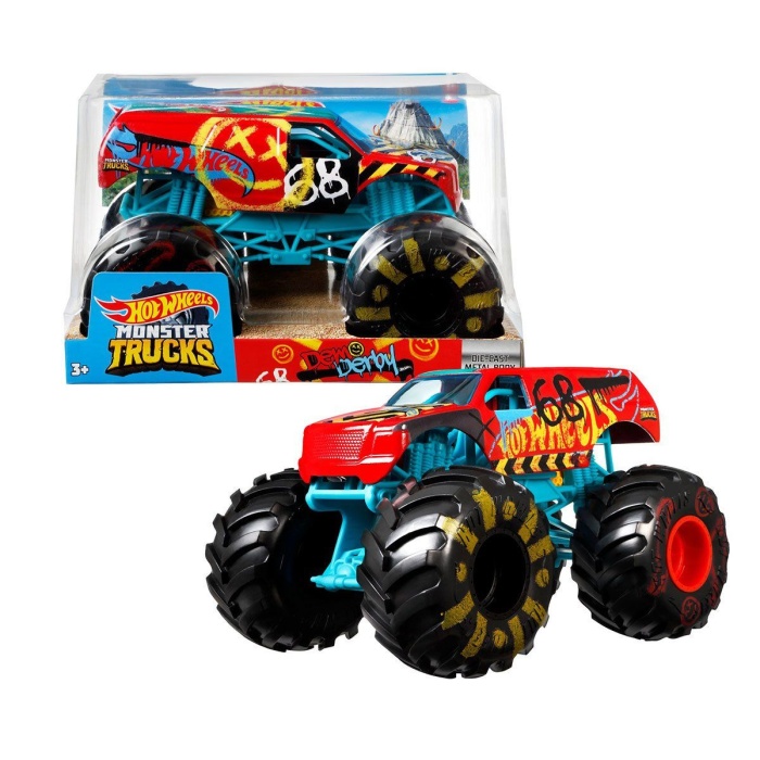 FYJ83 Hot Wheels Monster Trucks 1:24 Arabalar