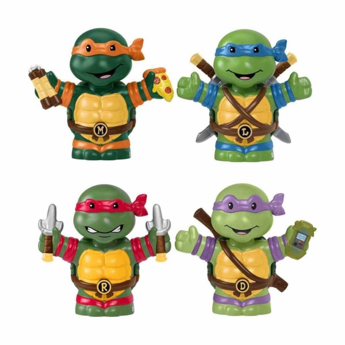 HPM43 Little People® Collector Teenage Mutant Ninja Turtles 4lü Özel Set
