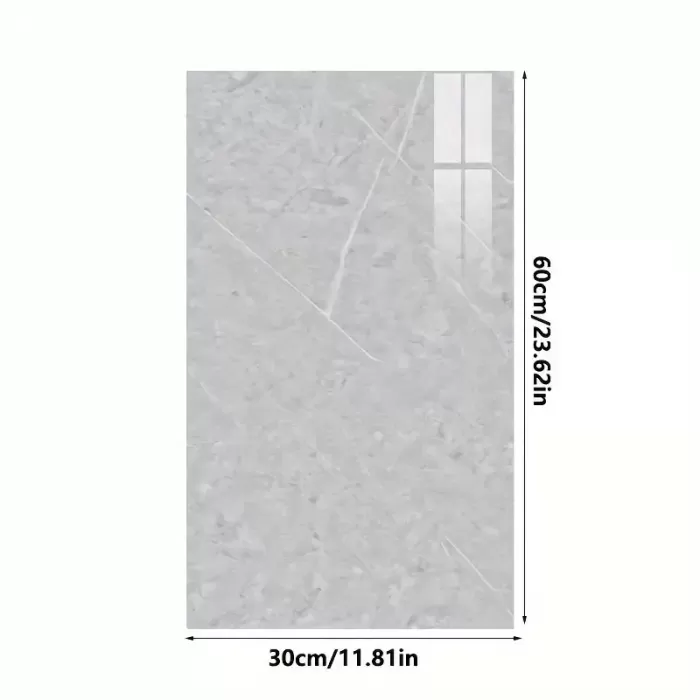 Gri Mermer Desenli Alüminyum Plastik Duvar Sticker