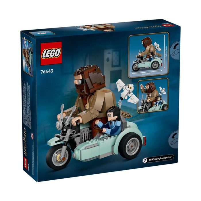 76443 Lego Harry Potter-Hagrid ve Harrynin Motosiklet Yolculuğu 617 parça +9 yaş