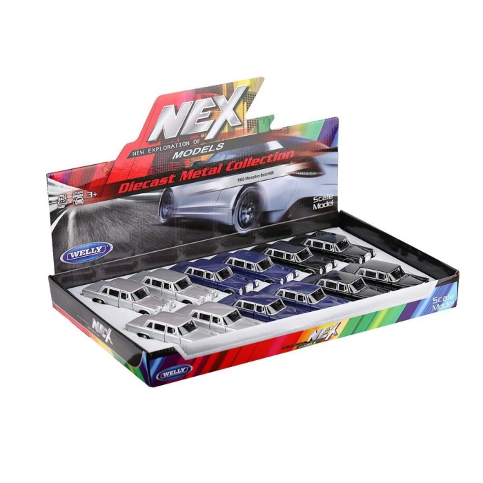 43834 Welly Mercedes Benz 1:32  Çek Bırak Model Arabalar -Karsan Oyuncak