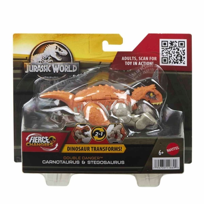 HLP05 Jurassic World Değişim Serisi - Çifte Tehlike Dinozor Figürleri