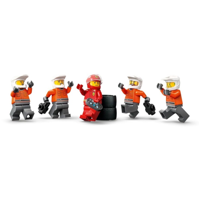 60443 Lego City Ferrari F1 Pit Stop ve Pit Ekibi 322 parça +6 yaş