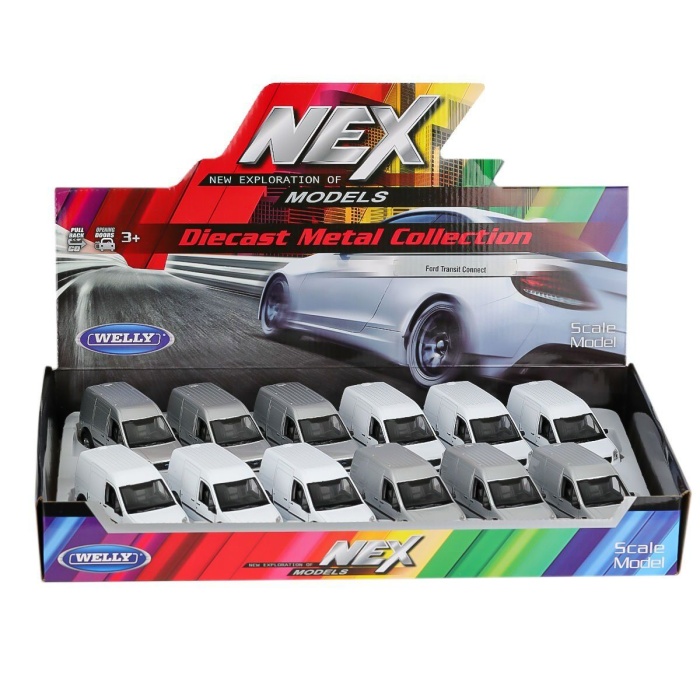 43631 Welly Metal Çek Bırak Ford Transit -Karsan Oyuncak