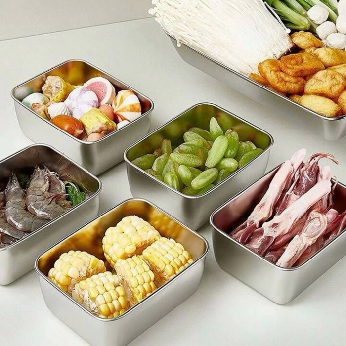 Paslanmaz Çelik Saklama Kabı