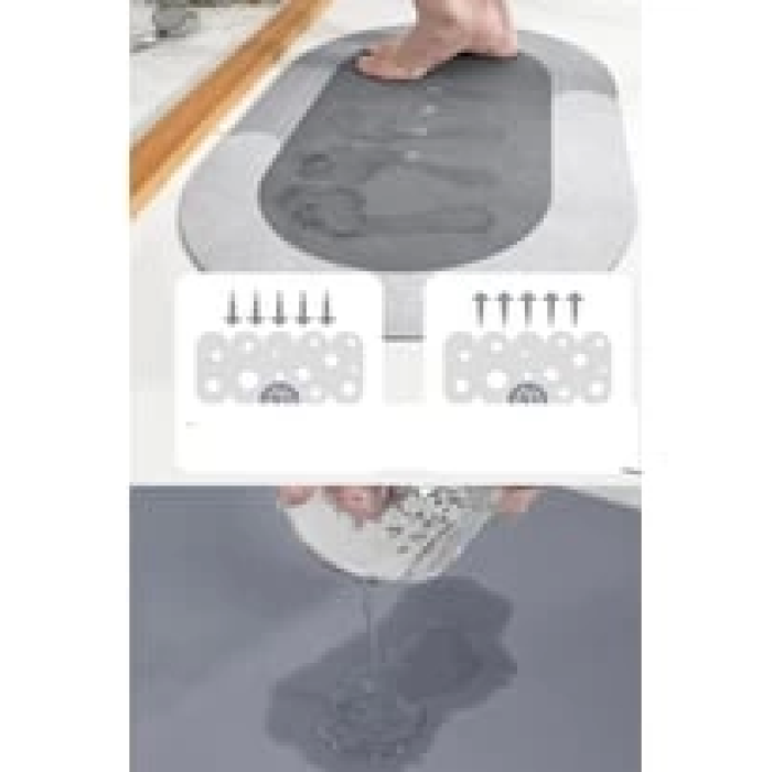 Süper Su Emici Kaymaz Tabanlı Banyo Paspası ( 40*60 )cm