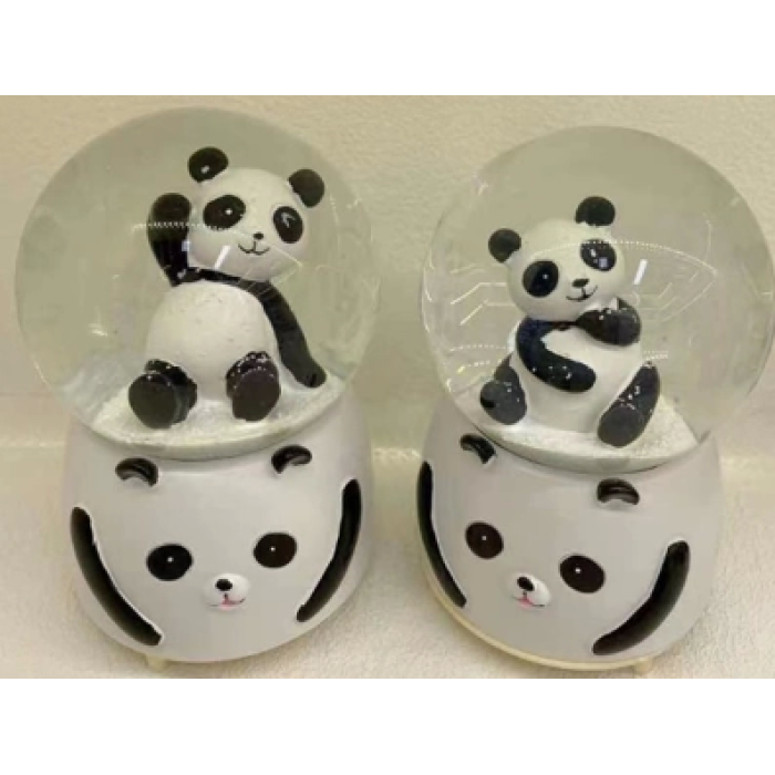 Siyah-beyaz Panda Kar Küresi Büyük Boy