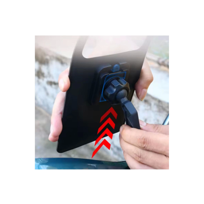 Motosiklet 360° Döndürülebilir Su Geçirmez Telefon Kılıfı Telefon Tutucu 4’’-7.2 İnç
