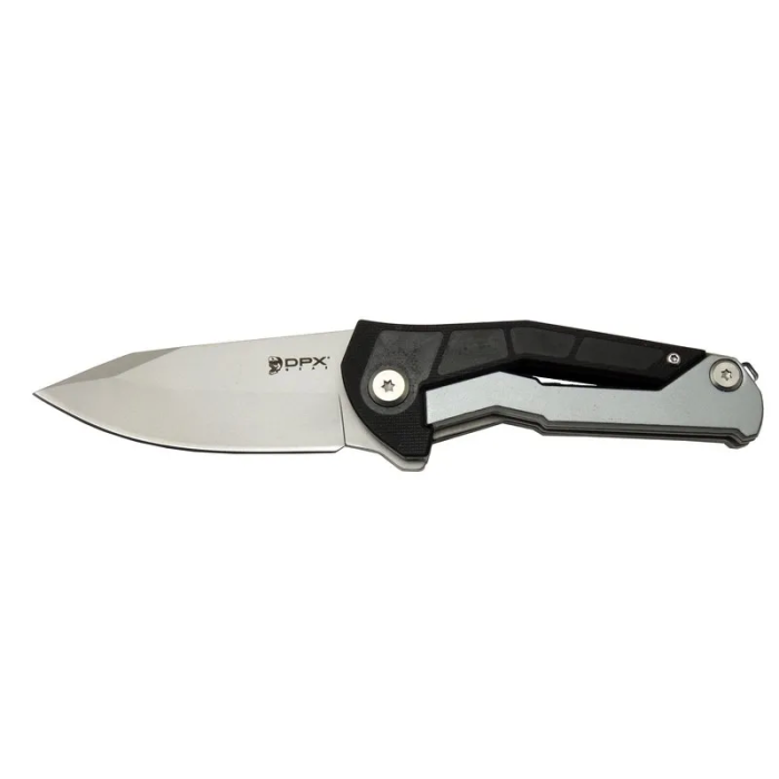 Dpxgear Sugga 915b Bk Siyah Ampamp Beyaz Kamp / Outdoor Çakı 17,5cm - Yarı Otomatik, Kemerlikli, Kutulu