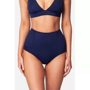 Brncy Lacivert Toparlayıcı Yüksek Bel Bikini Altı