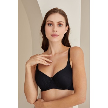 NBB 30018 Dantelli Basic Sütyen Siyah