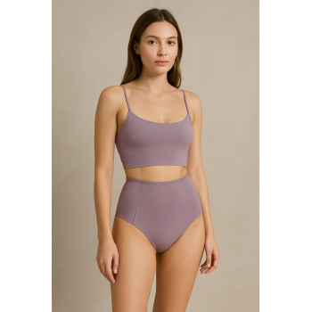 Brncy Lila SculptFit Yüksek Bel & Toparlayıcı & Şekillendirici Bikini Altı