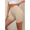 Miss Fit 12701 Lazer Kesim Uzun Paçalı Şort (Silikon