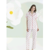NBB 68162 Heart Önden Düğmeli Pijama Takım