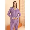NBB 68070 Önden Düğmeli Bayan Pijama Takım