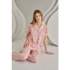 NBB 68128 Yıldızlı Önden Düğmeli Pijama Takım