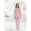 NBB 68179 Bunny Önden Düğmeli Pijama Takım